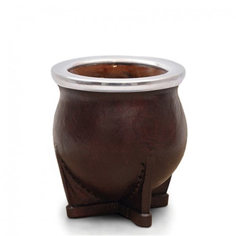 MATE DE CERÁMICA MEDIANO ALFA CHOCOLATE