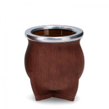 MATE DE CERÁMICA MEDIANO ALFA TABACO TEXTURADO