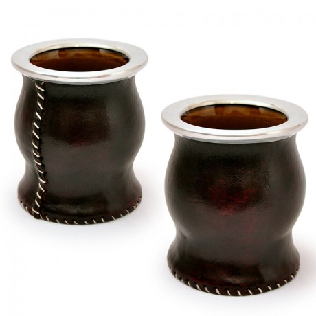 MATE DE CERÁMICA MEDIANO LAMBDA CHOCOLATE