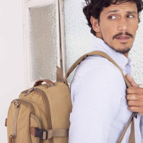 MOCHILA CANVAS HIMALAYA KAKI