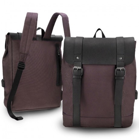 MOCHILA WASHINGTON POST CHOCOLATE