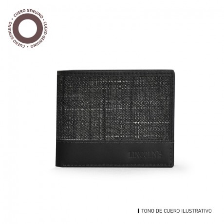 BILLETERA CANVAS APOLO NEGRO