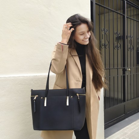 CARTERA PRAGA MAXI NEGRO