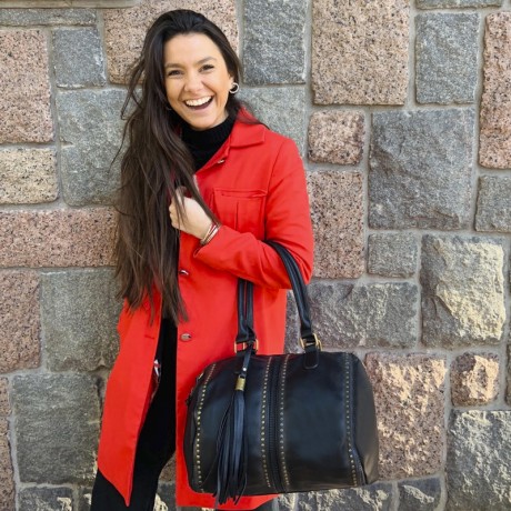 CARTERA BAULITO TEXAS NEGRO